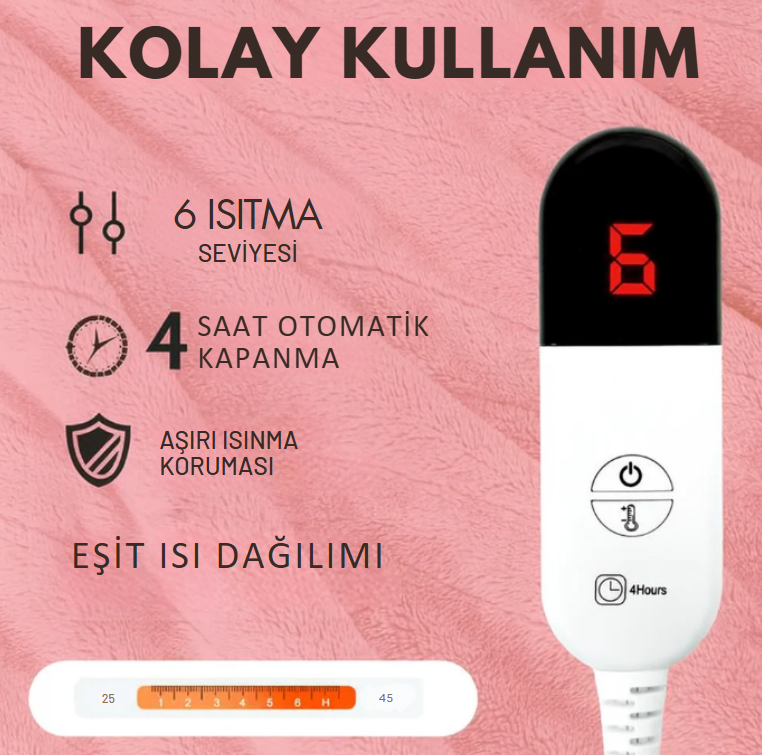 Bellars ısıtmlı battaniye